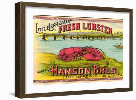 Canadian Fresh Lobster-null-Framed Art Print