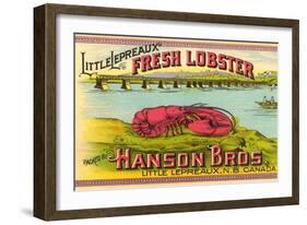 Canadian Fresh Lobster-null-Framed Art Print