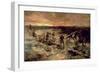 Canadian Gunners in the Mud, Passchendaele, 1917-Alfred Bastien-Framed Giclee Print