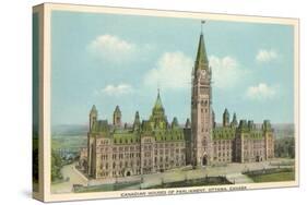 Canadian Houses of Parliament, Ottawa-null-Stretched Canvas