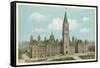 Canadian Houses of Parliament, Ottawa-null-Framed Stretched Canvas
