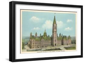 Canadian Houses of Parliament, Ottawa-null-Framed Art Print