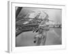 Canadian Icebreakers D'iberville and Montcalm at St.Lambert Lock-null-Framed Photographic Print