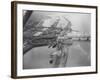 Canadian Icebreakers D'iberville and Montcalm at St.Lambert Lock-null-Framed Photographic Print