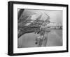 Canadian Icebreakers D'iberville and Montcalm at St.Lambert Lock-null-Framed Photographic Print