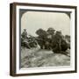 Canadian Infantry Rush a German Position, World War I, 1914-1918-null-Framed Photographic Print