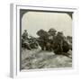 Canadian Infantry Rush a German Position, World War I, 1914-1918-null-Framed Photographic Print