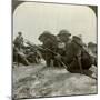 Canadian Infantry Rush a German Position, World War I, 1914-1918-null-Mounted Photographic Print