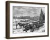 Canadian Loggers, 19th Century-Taylor-Framed Giclee Print