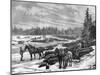 Canadian Loggers, 19th Century-Taylor-Mounted Giclee Print