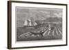 Canadian Lumber Trade, a Raft on the St Lawrence-George Henry Andrews-Framed Giclee Print