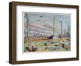 Canadian Monument, British Artists at the Front, Continuation of the Western Front, Nash, 1918-Paul Nash-Framed Giclee Print