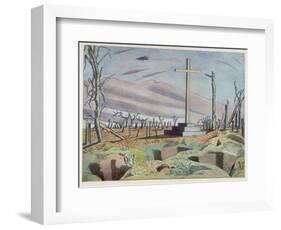 Canadian Monument, British Artists at the Front, Continuation of the Western Front, Nash, 1918-Paul Nash-Framed Giclee Print