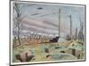 Canadian Monument, British Artists at the Front, Continuation of the Western Front, Nash, 1918-Paul Nash-Mounted Giclee Print