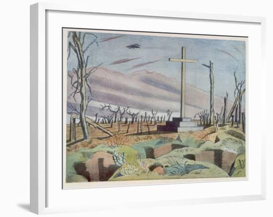 Canadian Monument, British Artists at the Front, Continuation of the Western Front, Nash, 1918-Paul Nash-Framed Giclee Print