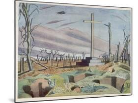 Canadian Monument, British Artists at the Front, Continuation of the Western Front, Nash, 1918-Paul Nash-Mounted Giclee Print