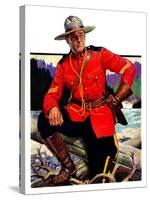 "Canadian Mountie,"March 25, 1933-Edgar Franklin Wittmack-Stretched Canvas