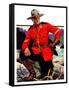 "Canadian Mountie,"March 25, 1933-Edgar Franklin Wittmack-Framed Stretched Canvas
