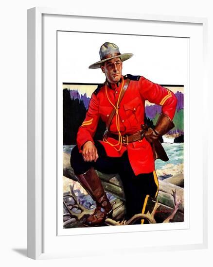 "Canadian Mountie,"March 25, 1933-Edgar Franklin Wittmack-Framed Giclee Print