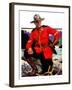 "Canadian Mountie,"March 25, 1933-Edgar Franklin Wittmack-Framed Giclee Print