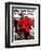 "Canadian Mountie," Saturday Evening Post Cover, March 25, 1933-Edgar Franklin Wittmack-Framed Giclee Print