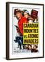 Canadian Mounties Vs. Atomic Invaders, Top, from Left: William Henry, Susan Morrow, 1953-null-Framed Art Print