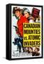 Canadian Mounties Vs. Atomic Invaders, Top, from Left: William Henry, Susan Morrow, 1953-null-Framed Stretched Canvas