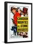 Canadian Mounties Vs. Atomic Invaders, Top, from Left: William Henry, Susan Morrow, 1953-null-Framed Art Print