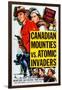 Canadian Mounties Vs. Atomic Invaders, Top, from Left: William Henry, Susan Morrow, 1953-null-Framed Art Print