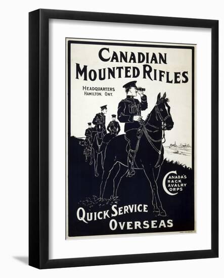 Canadian Mounties-null-Framed Giclee Print