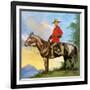 Canadian Mounty-Ron Embleton-Framed Giclee Print