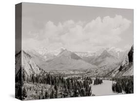 Canadian National Park, Down Bow Valley from Banff Springs Hotel, Alberta, Canada-null-Stretched Canvas