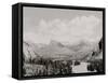 Canadian National Park, Down Bow Valley from Banff Springs Hotel, Alberta, Canada-null-Framed Stretched Canvas