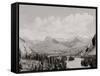 Canadian National Park, Down Bow Valley from Banff Springs Hotel, Alberta, Canada-null-Framed Stretched Canvas