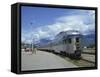 Canadian National Railways, Jasper, Alberta, Canada, North America-Harding Robert-Framed Stretched Canvas