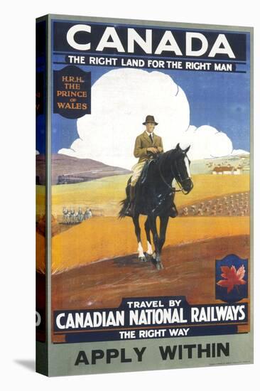 Canadian National Railways Poster-null-Stretched Canvas