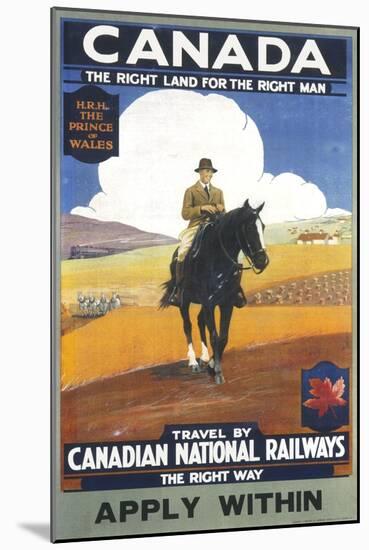 Canadian National Railways Poster-null-Mounted Photographic Print