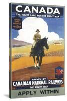 Canadian National Railways Poster-null-Stretched Canvas