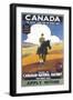 Canadian National Railways Poster-null-Framed Premium Photographic Print