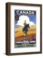 Canadian National Railways Poster-null-Framed Photographic Print