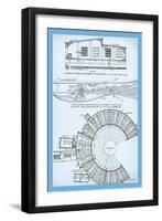 Canadian National Roundhouse-null-Framed Art Print
