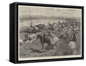 Canadian North-West Farming, Reaping the Harvest in Manitoba-null-Framed Stretched Canvas