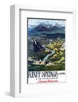 Canadian Pacific, Banff in the Canadian Rockies-null-Framed Art Print