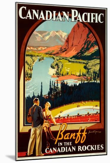 Canadian Pacific, Banff-null-Mounted Art Print