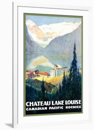 Canadian Pacific, Chateau Lake Louise-null-Framed Premium Giclee Print