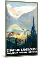 Canadian Pacific, Chateau Lake Louise-null-Mounted Premium Giclee Print