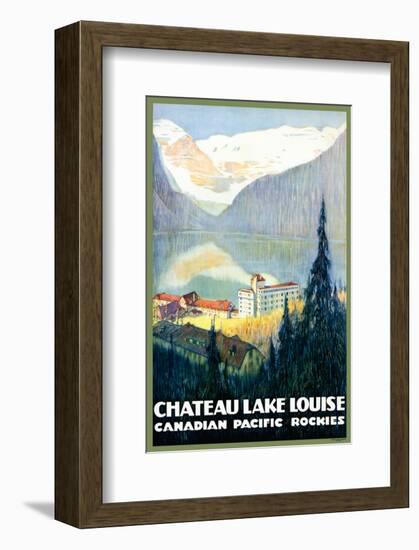 Canadian Pacific, Chateau Lake Louise-null-Framed Premium Giclee Print