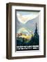 Canadian Pacific, Chateau Lake Louise-null-Framed Premium Giclee Print