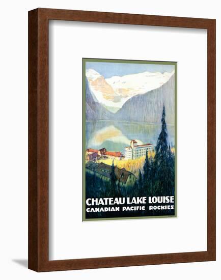 Canadian Pacific, Chateau Lake Louise-null-Framed Premium Giclee Print