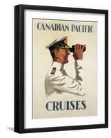 Canadian Pacific Cruises-null-Framed Giclee Print